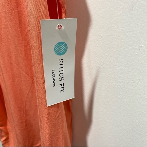 NWT Cosmic Blue Love Peach Scoop Neck Tank Medium - Picture 4 of 6